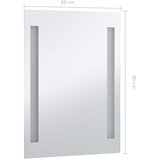  Kupaonsko LED zidno ogledalo 60 x 80 cm | shoptok.hr