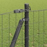 Euro Ograđivanje s Betonskom Bazom 25 x 1,2 m Siva Mreža | shoptok.hr