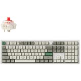 KEYCHRON Q6 Max QMK/VIA Brezžična mehanska tipkovnica / Bela školjka / Gateron Jupiter Red / Q6M-P1, (5000060469) | Shoptok.si