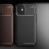 Techsuit CarbonFiber ovitek za iPhone 11 – črn | Shoptok.si