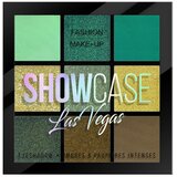 Fashion Make Up Palete ličil za oči Lidschattenpalette Showcase - 04 Las Vegas Zelena Cene