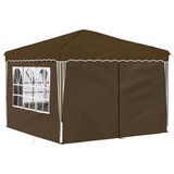  Zložljivi šotor za zabave 288 x 288 x 245 cm Taupe, (5000248735) | Shoptok.si