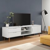 vidaXL TV omarica bela 158x40x49 cm trdna borovina Cene