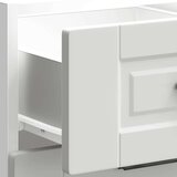 vidaXL Kuhinjska osnovna omarica Porto bela inženirski les | Shoptok.si