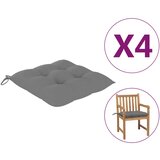 vidaXL Jastuci za stolice 4 kom sivi 50 x 50 x 7 cm od tkanine Cijene
