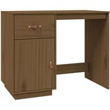  Radni stol s ormarićima boja meda 135x50x75 cm masivna borovina | shoptok.hr