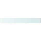 vidaXL Polica Prosojno Steklo 100x12 cm, (20765258) | Shoptok.si