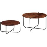 Maison Chic 2 kosi Klubske mizice - Kavne mizice - Nizka mizica iz trdnega palisandra 60x35 cm, (21752280) Cene