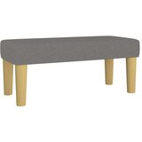  Box spring postelja z vzmetnico temno siva 90x200 cm blago, (20898583) | Shoptok.si