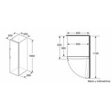 Bosch samostojeći vertikalni zamrzivač serija 4, 186 x 60 cm, hrom GSN36VIEP | Eponuda.com