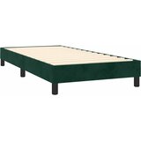 Box spring krevet s madracem tamnozeleni 90x190 cm baršunasti | shoptok.hr