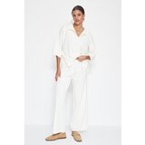 Trendyol Two-Piece Set - Ecru - Regular fit Cene