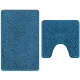  Set prostirki za kupatilo s protukliznom podlogom 2 pcs Plava | shoptok.hr