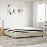 vidaXL Vzmetnica z bonnell vzmetenjem srednje trda 200x200 cm dvojna Cene