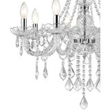  Luster na lancu CRISTALLO 8xE14/60W/230V sjajni hrom | Eponuda.com