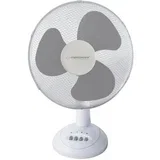 namizni ventilator 30cm, 40W, belo-siv