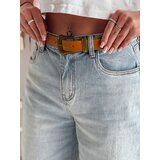 DStreet Spodnie damskie jeansowe wid leg z paskiem NEWFLOVER niebieskie | Eponuda.ba