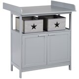 Roba Siva dječja komoda s promjenjivim stolom 87x100x75 cm Hamburg – | shoptok.hr