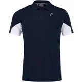 Head Pánské tričko Club 22 Tech Polo Shirt Men Dark Blue XXL