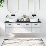  Kopalniški pult temno siv 180x60x4 cm obdelan trden les Cene