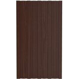 Krovni panel 12 pcs Smeđa 80 x 45 cm Pocinčani čelik - Smeđa 80 x 45 cm 12 | shoptok.hr