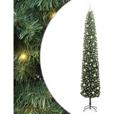vidaXL Umestno božično drevo Zelena 270 cm PVC in Jeklo in Plastika | Shoptok.si