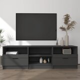 Maison Chic TV omarica - TV enota - Televizijska omarica črna 150x33,5x45 cm konstruiran les, (21700441) | Shoptok.si