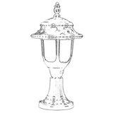 Opviq Vanjska zidna lampa BSU-68180-BSY-K, 45 cm, IP65, E27, 40W, Crna | Eponuda.ba