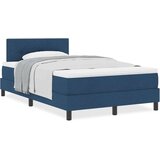  Boxspring krevet s madracem Tamno plava 120 x 190 cm tkanina | shoptok.hr