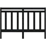  Uzglavlje za krevet crno 126 x 4 x 100 cm od masivne borovine | shoptok.hr
