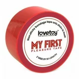 Lovetoy Trak za privezovanje My First 9,6m, rdeč