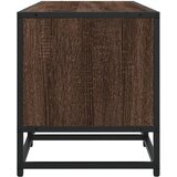 TV ormarić boja hrasta 100x35x41 cm konstruirano drvo i metal | Eponuda.com