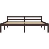  Okvir za krevet od masivne borovine tamnosmeđi 180 x 200 cm | shoptok.hr