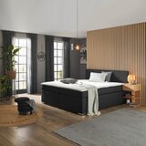 Mömax Boxspring Postelja Mali New, Črna, 180x200 | Shoptok.si