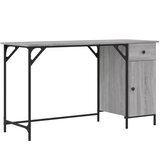  Stol za računalo boja sivog hrasta sonome 131x48x75 cm drveni | Eponuda.com