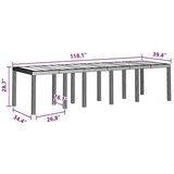 vidaXL 11-dijelni vrtni set s jastučićima smeđi poli ratan, smeđi vrtni stol 150x100x73 cm poli ratan, vrtne stolice s jastučićima 2 komada smeđi poli ratan, vrtne stolice s jastučićima 4 komada smeđi poli ratan | shoptok.hr