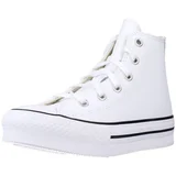 Converse CHUCK TAYLOR ALL STAR LIFT PLATFORM LEATHER Bijela