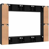  Set TV komoda Zidne 10 pcs Crni hrast Konstruirano drvo | shoptok.hr