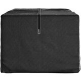 vidaXL Torba za shranjevanje vrtnih blazin 2 kosa črna 135x40x55cm PE | Shoptok.si