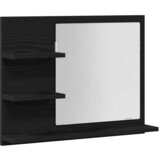  Kupaonsko ogledalo crni hrast 60x10,5x45 cm konstruirano drvo | Eponuda.com
