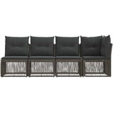 SOFA za 4 osobe s lijevom rukom 4 pcs 4-Broj sjedala Siva | shoptok.hr