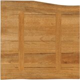 Stolna ploča 80x80x2,5 cm od masivnog drva manga sa živim rubom | shoptok.hr