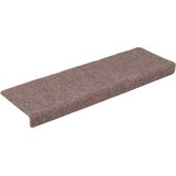  Prostirke za stepenice samoljepljive 10 kom 65x21x4 cm svijetlosmeđa pravokutni rub | shoptok.hr