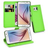 Cadorabo Ohišje, združljivo z Samsung Galaxy S6 v mravljično zelena - Zaščitni ovitek z magnetnim zapiranjem, stoječo funkcijo in režo za kartice, (20550775) | Shoptok.si