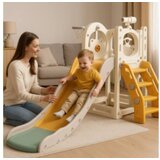  MamaKids dječji tobogan za dvorište i igraonicu - bež narančasti | shoptok.hr