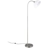  Stoječa svetilka v srebrni barvi s kovinskim senčilom (višina 170 cm) Sierra – | Shoptok.si