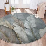 Mila Home Zeleni/sivi perivi okrugao tepih ø 100 cm Dusty Leaves – | shoptok.hr