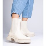 Gemre Beige ankle boots with flexible upper Beringo | Shoptok.si