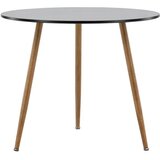 Venture Home Polar okrugli blagovaonski stol ⌀90 cm, crni | shoptok.hr