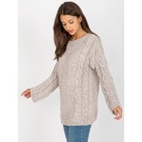 RUE PARIS Sweater-LC-SW-8044.06X-Light Beige | Shoptok.si